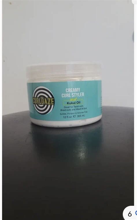 Curldaze Creamy Curl Styler With Kukui Oil 12 Oz Ebay