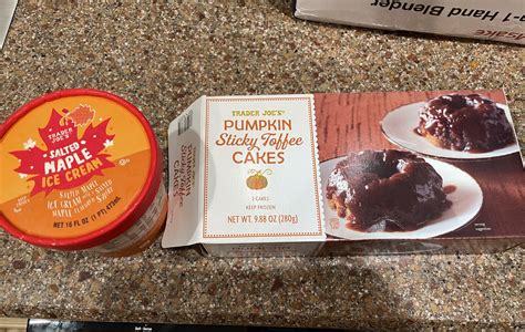 The Salted Maple Ice Cream And Pumpkin Sticky Toffee Cakes Are So Good