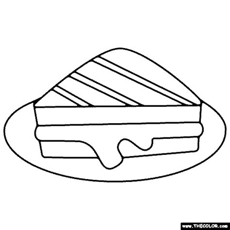 Coloring Pages Images Sandwiches