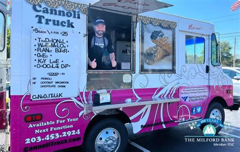 The Milford Bank On Twitter The Cannoli Truck Is In The Milford Bank