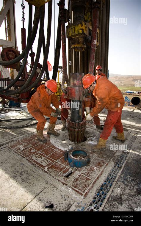 Gloves Field Drilling Operation Site Oil Hi Res Stock Photography And