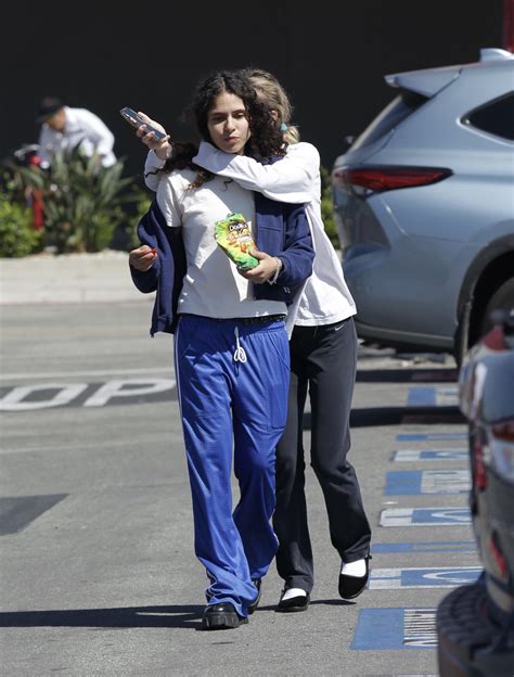 Lily Rose Depp And Shake Out Shopping In Los Angeles