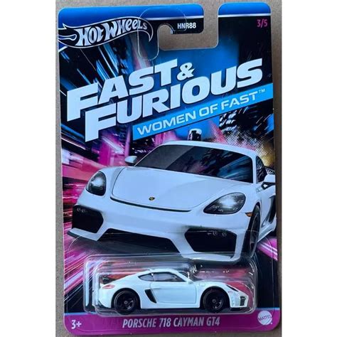 Xe mô hình Hot Wheels Fast Furious Porsche Cayman GT Shopee