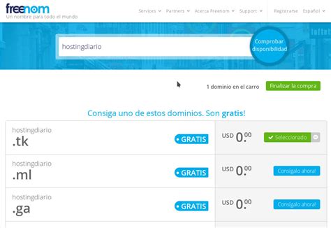 Dominios Gratis 5 Pasos Para Registrar Un Dominio Gratuito En 2019