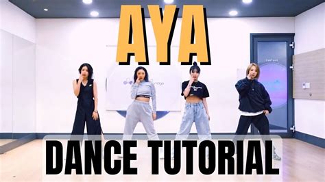 MAMAMOO AYA Dance Practice Mirror Tutorial SLOWED YouTube