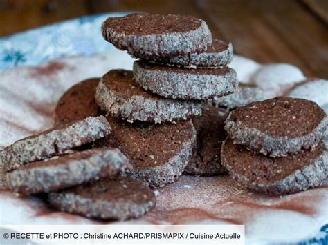 Sablés au chocolat facile découvrez les recettes de Cuisine Actuelle