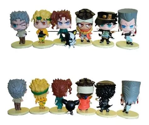 6 Figuras Colección Completa Jojos Bizarre Adventure Anime Envío Gratis