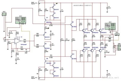 Hifidiy论坛 大家帮忙看看这个opa445与分立原件的功放电路，欢迎大家拍砖 Powered By Discuz