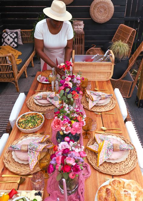 Outdoor Spring Brunch Idea