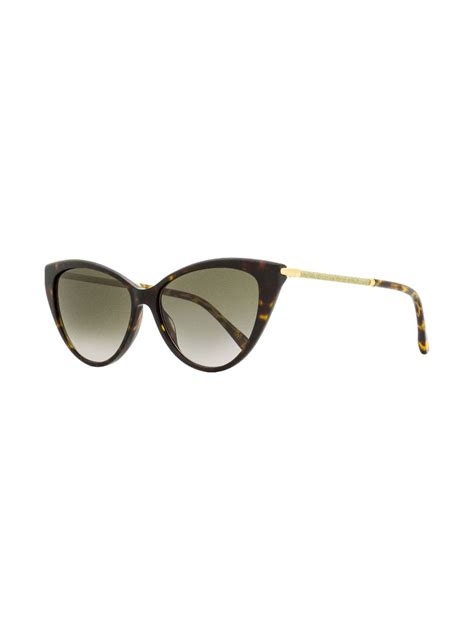 Jimmy Choo Eyewear Val Cat Eye Frame Sunglasses Brown Farfetch Uk