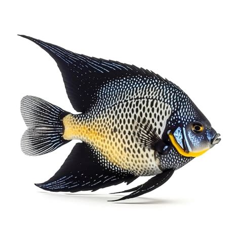 Premium Ai Image Angelfish Isolated On White Background Generate Ai