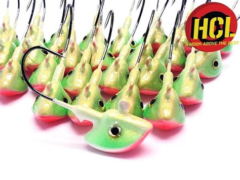 Erie Burbot Buster Glow Jigs 2 Pack 3 4 Oz — High Caliber Lures