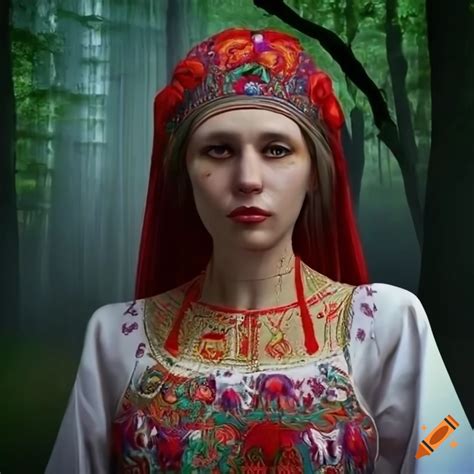 Slavic Woman In Hyper Realistic Closeup And Full Body View On Craiyon