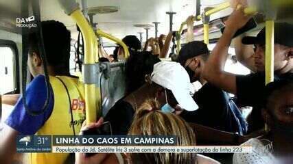 Atraso e superlotação em linha do transporte público de Campinas