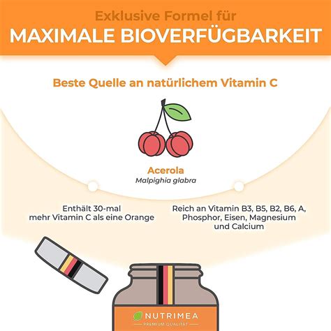 Nutrimea Acerola Bio Lutschtabletten Nat Rliches Vitamin C