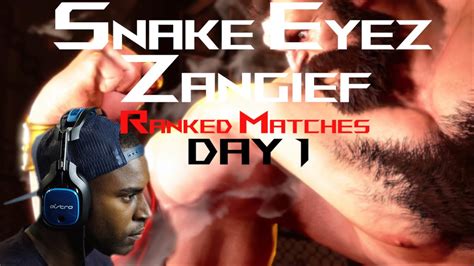 Sf Snake Eyez Zangief Day Ranked Matches Street Fighter Youtube