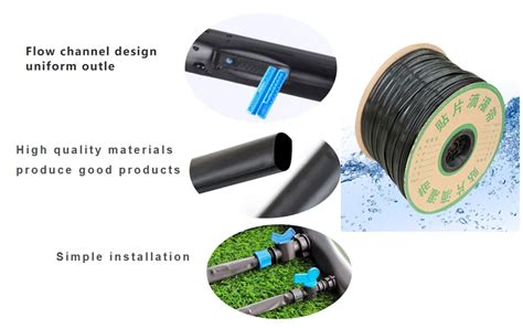 Mm Flat Water Saving Inline Emitter Drip Irrigation Tape Onion