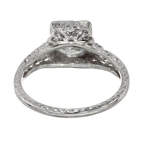 Egl Certified 156 Carat Diamond Platinum Engagement Ring For Sale At