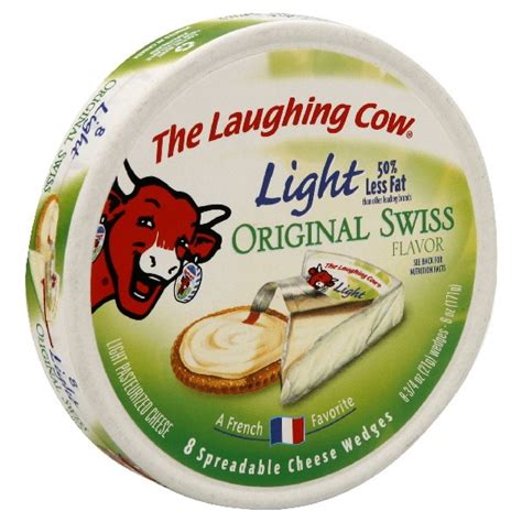 The Laughing Cow Cheese Original Swiss Light Wedges 8 Ct