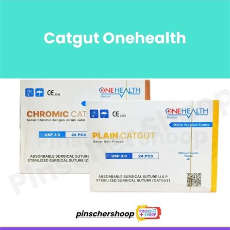 Jual Catgut Chromic Plain Silk Onehealth Benang Jahit Satuan Shopee