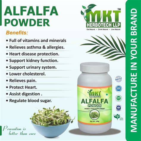 Alfalfa Leaf Powder Mkt At Rs Kg In Jaipur Id