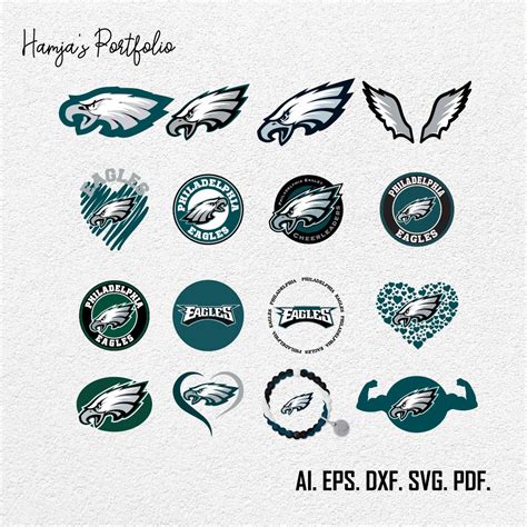 Philadelphia Eagles logo svg vector , bundle logo, NFL teams, Football Teams svg bundle ...