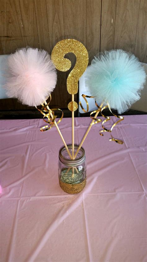 My Gender Reveal Centerpiece Gender Reveal Gender Reveal