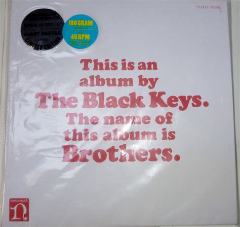 Black keys brothers album sleeve - passleffect