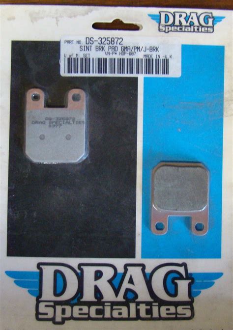 Drag Specialties Ds Sintered Brake Pads Gma Pm J Brk Nos Ebay