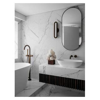 Vaucluse Contemporary Bathroom Sydney By Cerastone Surfaces