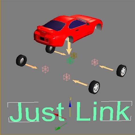 animation car 3d model