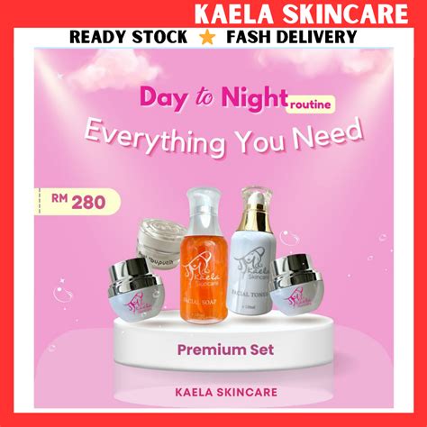 💥 Kaela Skincare Big Set Premium 💥 Lulus Kkm Original Lasting 4