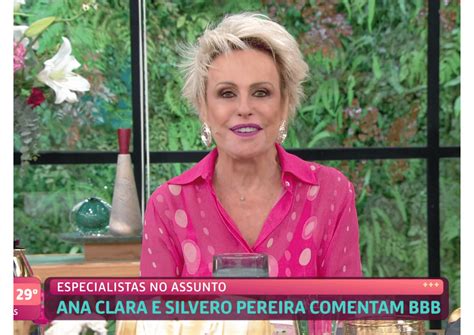 Foto Ana Maria Braga também levou um advogado para falar sobre o