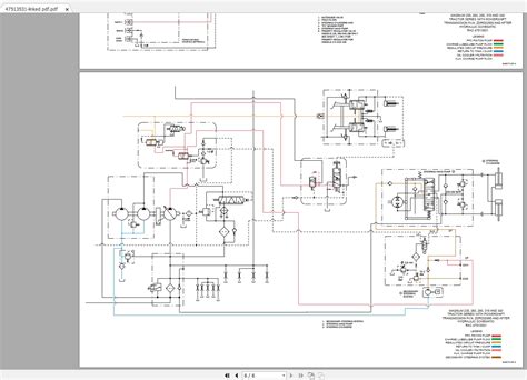 CASE IH MAGNUM 235 260 290 315 340 Tractors Hydraulic Schematics