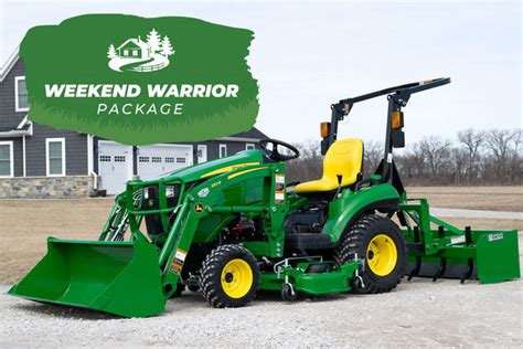 2025 John Deere 1023e Tractor Loader Mower Box Blade Weekend Warrior Package Prairie