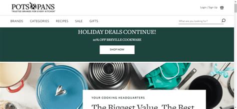 Top Online Kitchenware Store Website's Inspiration - ColorWhistle