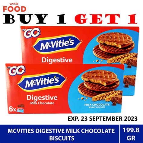 Jual Mcvities Digestive Milk Chocolate Biscuits Promo Buy 1 Get 1 Free