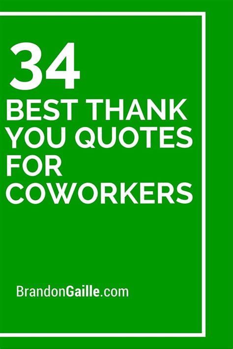 34 Best Thank You Quotes For Coworkers | Thank you quotes for coworkers ...