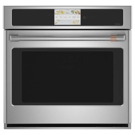 Cafe 30 In Smart Single Electric Smart Wall Oven With Convection Self Cleaning And Wi Fi In