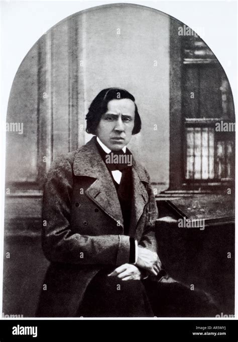 Portrait Of Polish Composer And Pianist Frederic Chopin Stock Photo Alamy