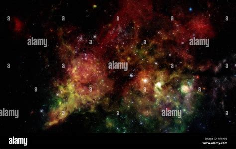 Landscape of star clusters in space. Elements of this image furnished by NASA Stock Photo - Alamy