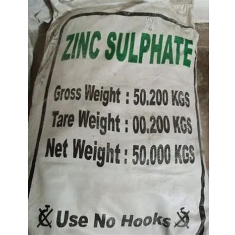 Agriculture Zinc Sulphate Application Industrial At Best Price In