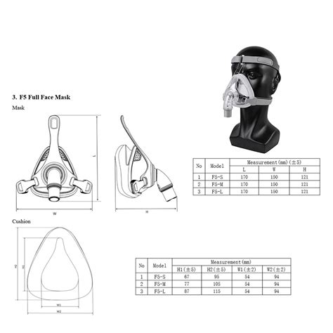 Full Face Mask CPAP Auto Mask With Free Adjustable Headgear