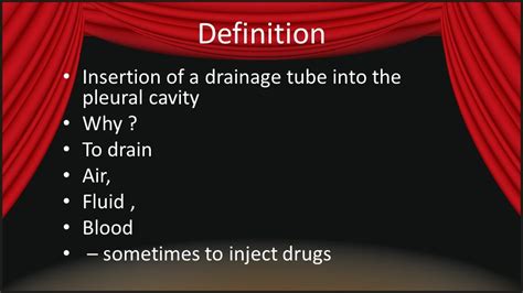 Intercostal Drainage Dr S Parthasarathy Md Da Dnb Md Acu Dip