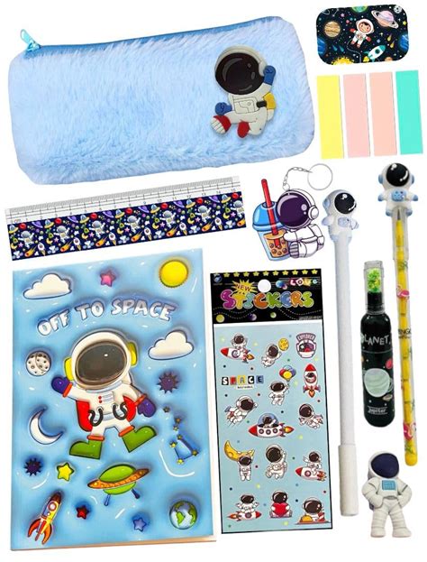 Buy Tooyep Space Astronaut Stationery T Set For Boys Kids Fur