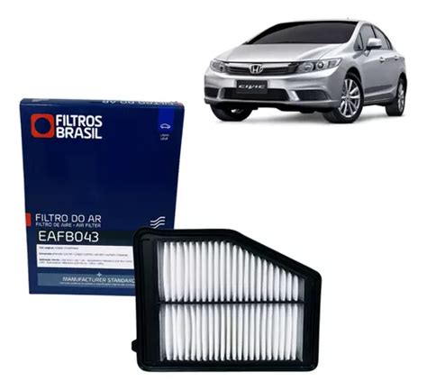 Filtro Ar Motor Honda Civic 1 8 2013 2014 2015 2016 Parcelamento Sem