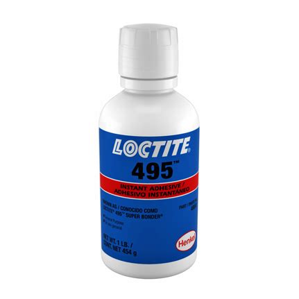 Henkel Loctite 495 Instant Adhesive Clear 1 Lb Bottle