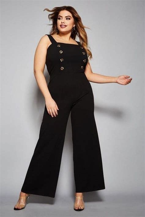 Plus Size Black Jumpsuits For Evening Plus Size Dressy Jumpsuits Plus Size Jumpsuit