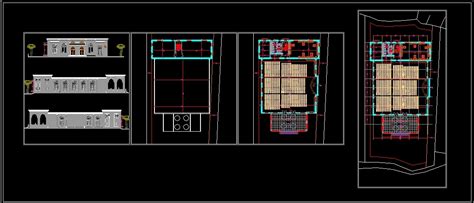 Multi Purpose Hall DWG Plan For AutoCAD Designs CAD