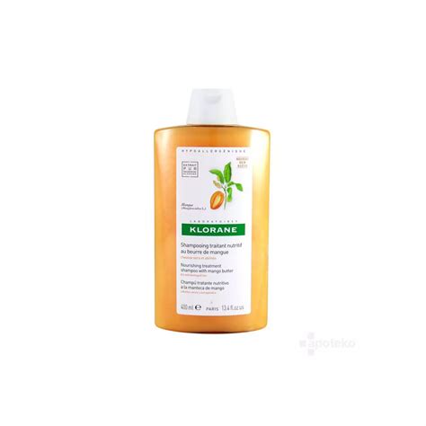 Shampoing Traitant Nutritif Au Beurre De Mangue Klorane 200ml